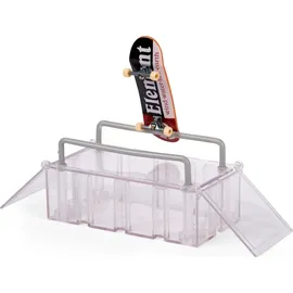 Tech Deck transformierendes Spiel- und Display-Rampen-Set und Tragetasche mit exklusivem Finger-Board, Spielzeug für Kinder ab 6 Jahren, Dusty Rose (Transparent)