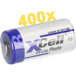 400x CR123A DL123A Batterien 3V CR17345 Ultra Lithium Foto