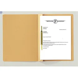 Schnellhefter DIN A4 Recycling-Karton chamois