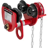 Steinberg Systems Rollfahrwerk Krankatze Laufkatze Handfahrwerk 1.000 kg 77-133 mm mit Kette
