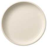 Villeroy & Boch Clever Cooking Runde Servierplatte, 26 cm, Premium Porzellan, Weiß