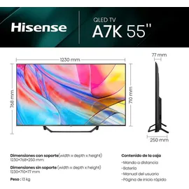 Hisense 55A7KQ 55 Zoll QLED 4K TV