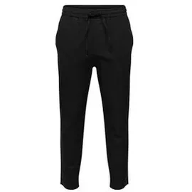 Only & Sons ONSLINUS CROP Tapered Hosen Schwarz XL