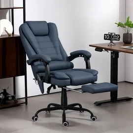 Vinsetto Massagestuhl 1-Sitzer Blau Arbeitszimmer