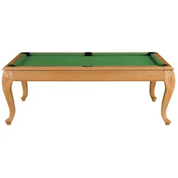 Billardtisch Mina 8 ft. Natur, Tuchfarbe: ohne Tuch