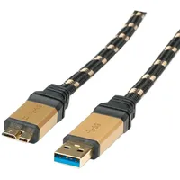 Roline USB-Kabel - Micro B ST/ST 0,8m