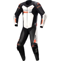 Alpinestars GP Force Chaser, Lederkombi 1tlg. - Schwarz/Weiß/Neon-Rot - 52