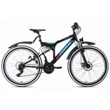 KS-Cycling KS Cycling Mountainbike ATB Fully Zodiac 26" schwarz (575M)