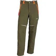 KOX Schnittschutzhose Vento 3.0 Grün/orange Größe 60