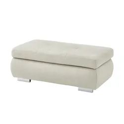 Kollektion Kraft XXL- Hocker, aufklappbar  Affair ¦ weiß ¦ Maße (cm): B: 129 H: 47 T: 64