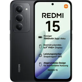 Xiaomi Redmi 15 4 GB RAM 128 GB Midnight Black