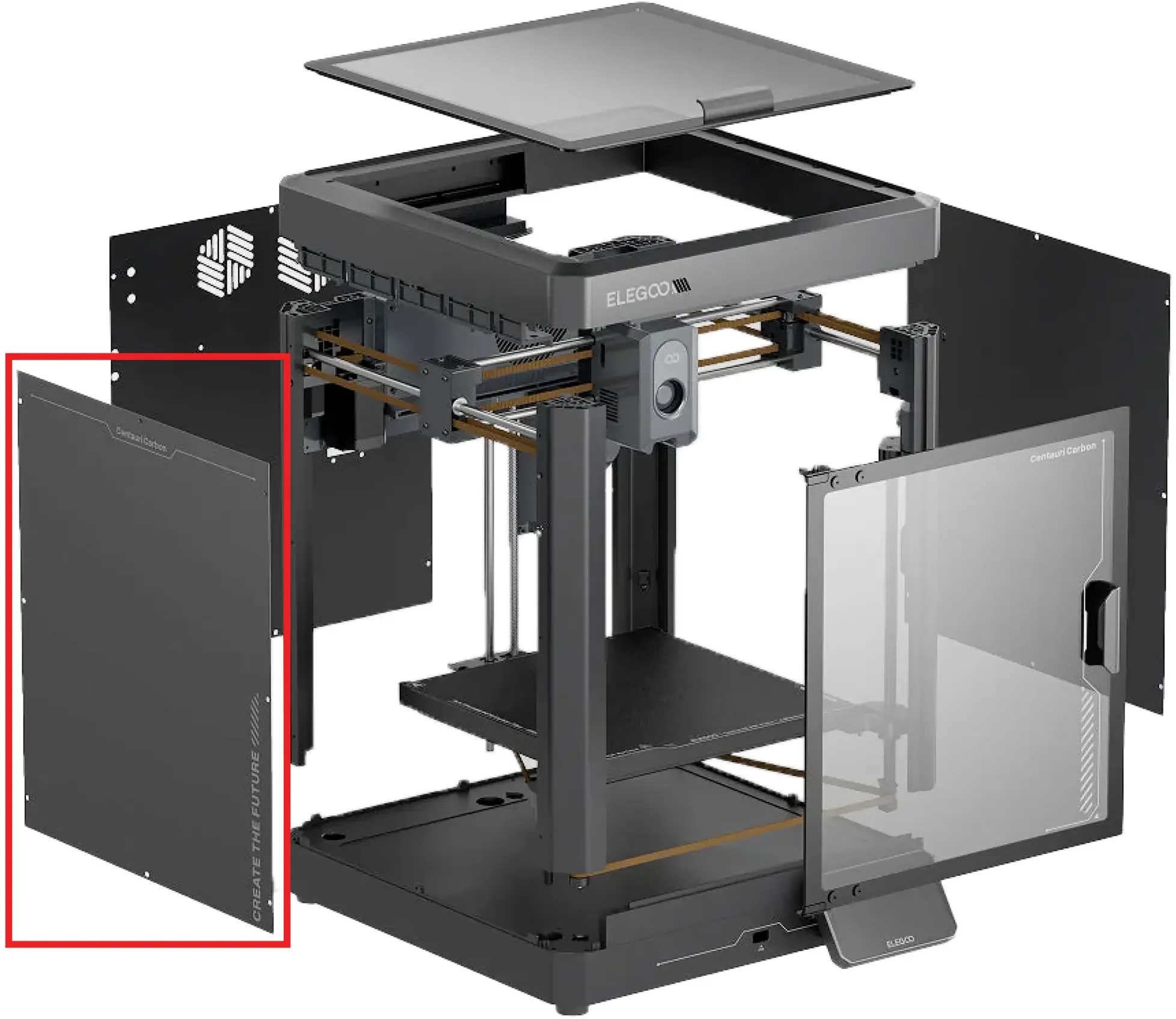 Elegoo Centauri Carbon Left Sealing Plate