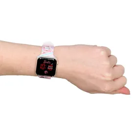 Accutime Barbie 38 mm Digitalgehäuse rosa Armband Uhr