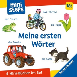 Ravensburger Ministeps: Mein erster Bücher-Würfel: Meine ersten Wörter (Bücher-Set)