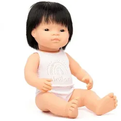 miniland dolls Babypuppe asiatischer Junge