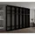 abiks möbel Drehtürenschrank INOVA 300 x 236,7 x 47 cm Schwarz