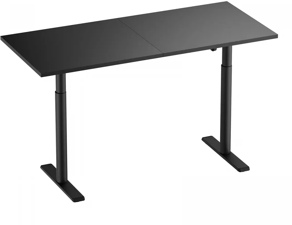 MaxMount Schreibtisch Elektrisch Höhenverstellbar 1600x700mm - Schwarz