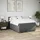vidaXL Boxspringbett 140 x 200 cm Dunkelgrau