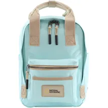 National Geographic Cityrucksack NATIONAL GEOGRAPHIC "LEGEND", Gr. B/H/T: 20cm, blau (hellblau), Nylon, Rucksäcke Cityrucksack, mit gepolstertem Laptopfach