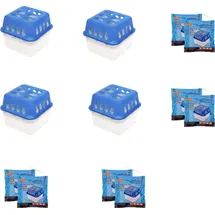 Mojawo 4 Stück Innenraum Raumentfeuchter Luftentfeuchter Nachfüllpack 400g