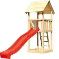 Kinderspielturm Lotti mit 2,5m Rutsche