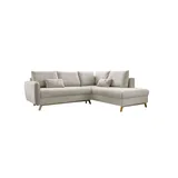 miuform Eckcouch Polyester 2-Sitzer Beige