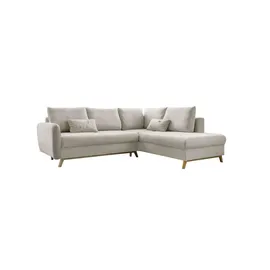 miuform Eckcouch Polyester 2-Sitzer Beige