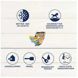 Bondex Dauerschutz-Farbe 750 ml sonnenlicht seidenglänzend