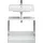 Saphir Waschbeckenunterschrank Quickset 955 65 x 54 cm Weiß Hochglanz