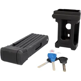 Fischer Faltschloss PROTEC PLUS FK85 Schwarz/Rot