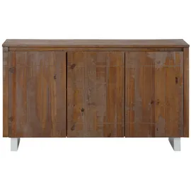 OTTO home Lagos 140 x 80 x 35 cm Braun / Weiß