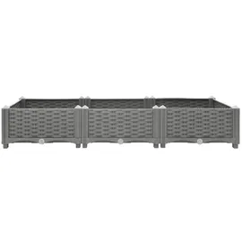vidaXL Hochbeet 120x40x23 cm Polypropylen