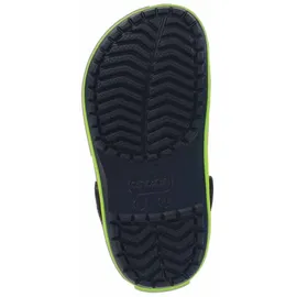 Crocs Kid's Crocband Clog Navy/Volt Green 20,5