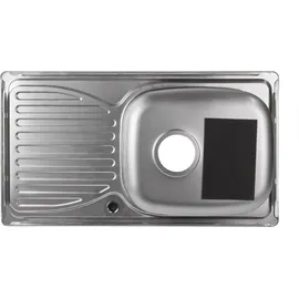 stabilo-sanitär Hemera R links Einbauspüle Edelstahl Handbetätigung 780 x 430 mm