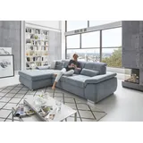 die planbar Ecksofa »MP-IN16037 L-Form mit Federkern-Polsterung«, mit Sitztiefenverstellung & Zierkissen