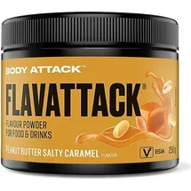 Body Attack Flavattack Erdnussbutter Salty Caramel Chips 250 g