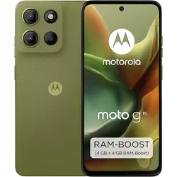MOTOROLA Smartphone "moto g15", grün, 128 GB, Mobiltelefone