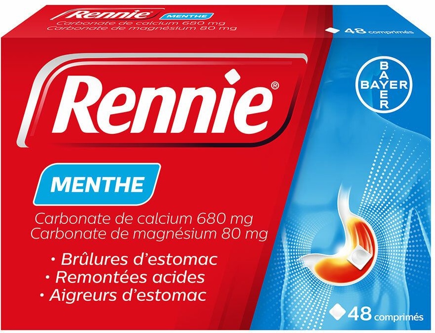 Rennie® Menthe 48 pc(s) comprimé(s) à croquer