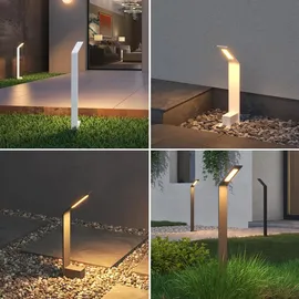 doporro Wegeleuchte weiß 128x98x408mm 6W IP65 wetterfest