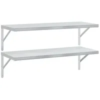 VidaXL Hängeregal 100 x 40 x 28 cm Silber