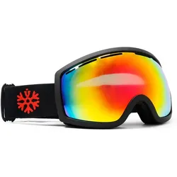 Skibrille / Snowboardbrille schwarz - Rotes Spiegelglas SCHWARZ|SCHWARZ|ROT No Size
