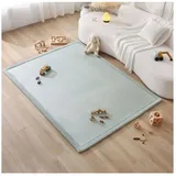 Hakuna Matte Spielteppich + Spielmatte Baby 150x80x2,5cm, grau Tatami Matte