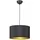 meineWunschleuchte Pendelleuchte 1-flg. dimmbar Ø 40 cm rund schwarz/gold