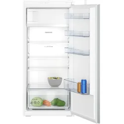 Constructa CK242NSE0, Einbau-Kühlschrank mit Gefrierfach, 122.5 x 56 cm, Schleppscharnier