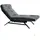 KAWOLA Relaxliege AMERIVA Polyester 80 x 110 x 158 cm Schwarz mit Kissen und Kopfteil