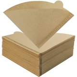 200 Stück Kaffeefilter papier, Größe 1, V-förmiger Kaffeefilter Kegel Kaffeefilter Coffee Papierfilter für Kaffeemaschinen Kaffeekanne Filterbecher (1-2 Tassen)