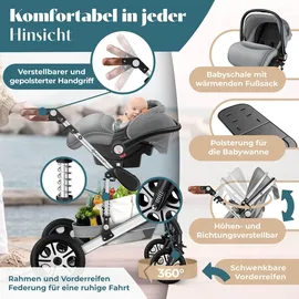 Kesser Loops 3 in 1 asphalt grau/silber