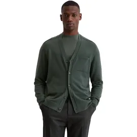 Marc O'Polo Herren, Cardigan grün unifarben, grün, Herbst/Winter 2025/2026