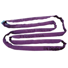 schmidt's onlineshop Rundschlinge doppelt ummantelt, 4m, Tragkraft 1t/2t, violett,