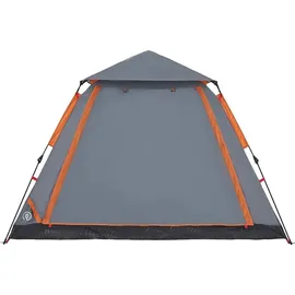 vidaXL Kuppelzelt 5 Personen Grau/Orange